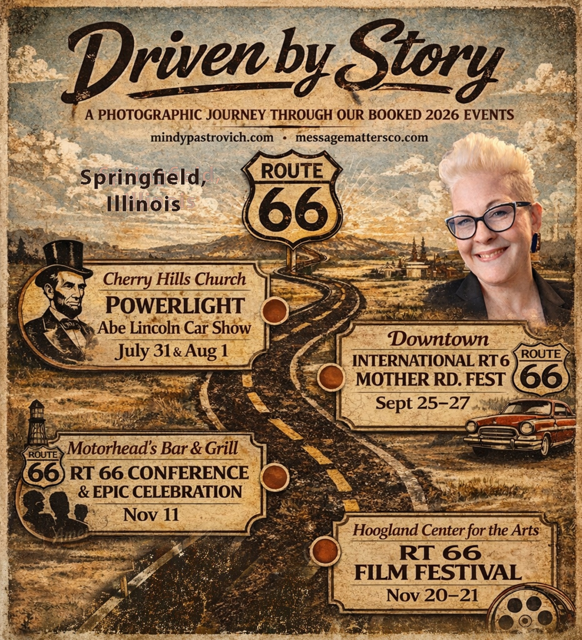 Driven by Story Route 66 roadmap